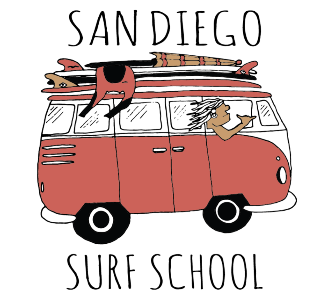 San Diego Surf School Logo